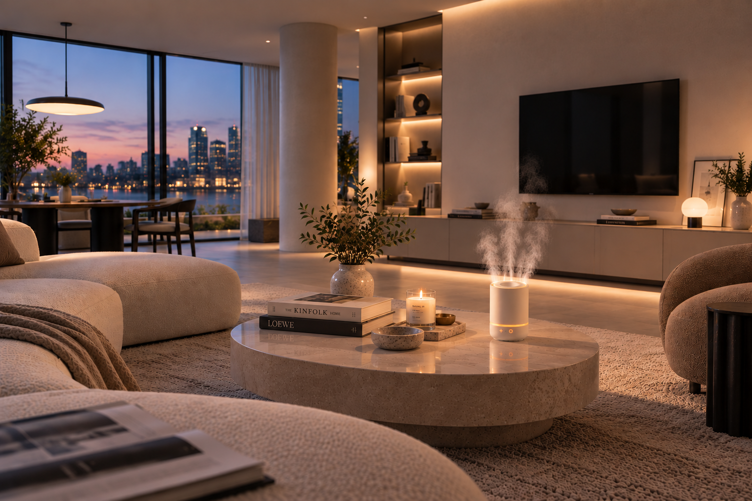 Eissomisha 360 in a warm living room