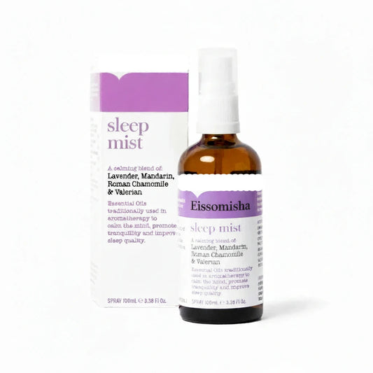 Eissomisha Sleep Room Mist, 100 mL spray bottle with branded box
