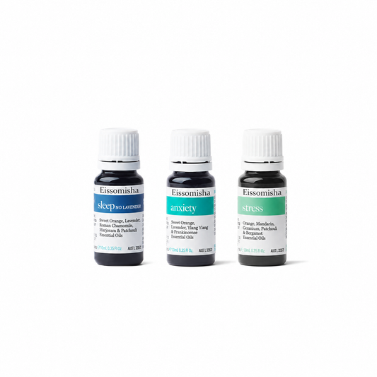 Eissomisha Unwind & Reset Essential Oil Trio — 3 × 10 mL